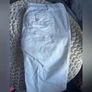 White Bermuda shorts